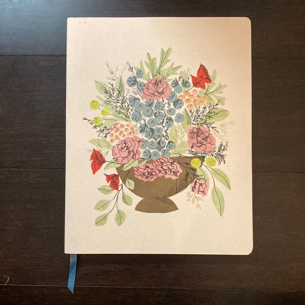 Brand new gold rimmed journal